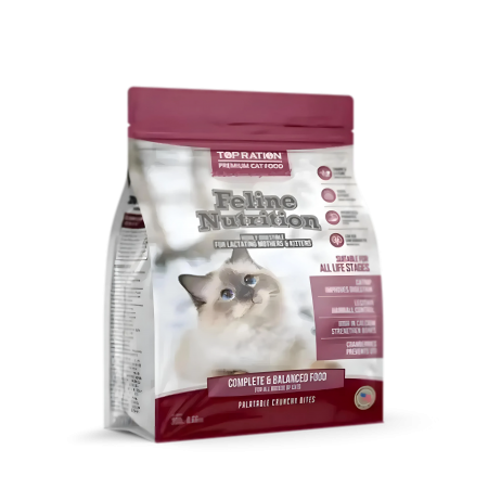Top Ration Cat Dry Food Feline Nutrition All Life Stages 300g