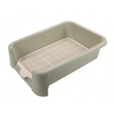 Topsy Splash-proof Protective Wall Dog Potty  Small Olive Green