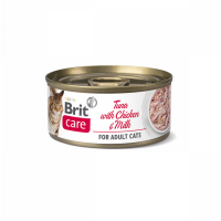 Brit Care Cat Tuna With Chicken and Milk 70g (24 Cans)