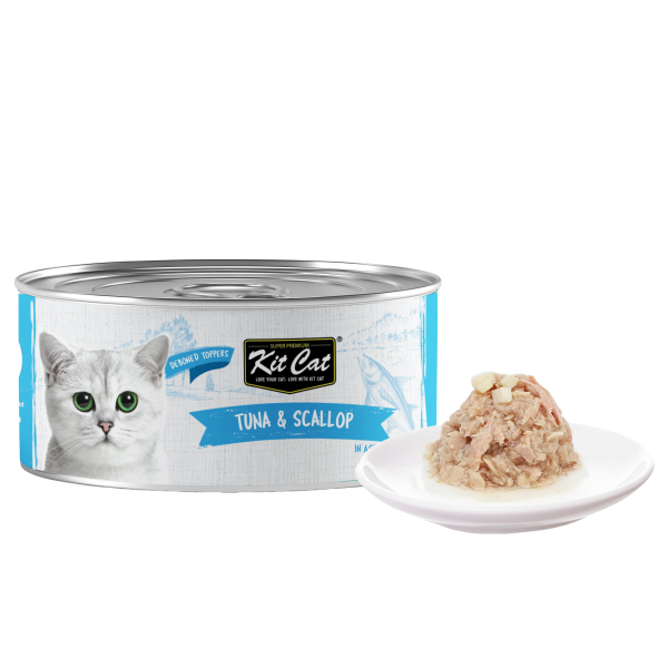 Kit Cat Deboned Tuna & Scallop 80g Carton (24 Cans)