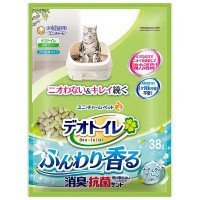 Unicharm Zeolite Litter Refill With Natural Garden Scent 3.8L (3 Packs)