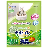 UniCharm Anti-Bacterial Green Tea Scented Paper Litter Refill 4L (3 Packs)