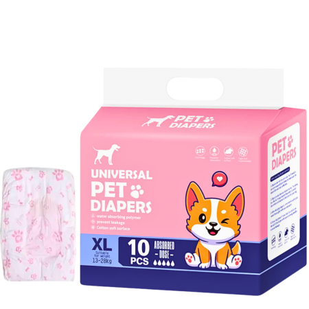 Universal Pet Diapers Female X-Large (10 pcs)