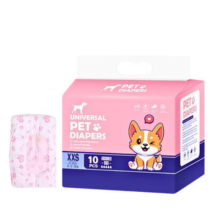 Universal Pet Diapers Female XX-Small (10 pcs)