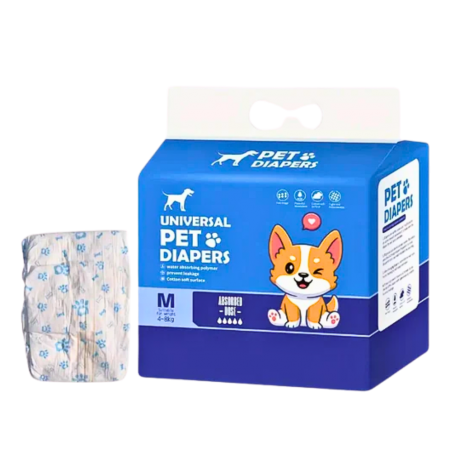 Universal Pet Diapers Male Medium (10 pcs)