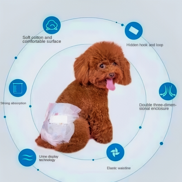Universal Pet Diapers Male Large (10 pcs)