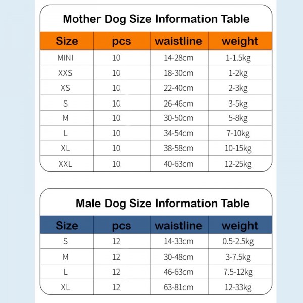 Universal Pet Diapers Male X-Large (10 pcs)
