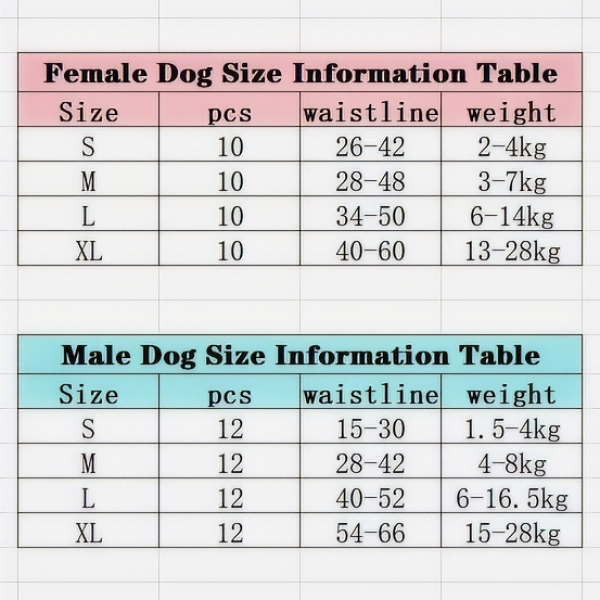 Universal Pet Diapers Male Large (10 pcs)