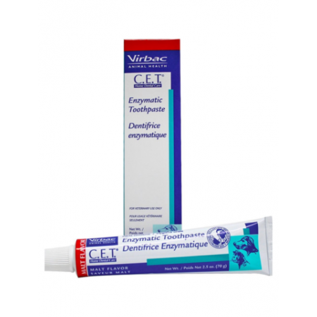Virbac C.E.T. Enzymatic Malt Toothpaste for Dogs & Cats 70g