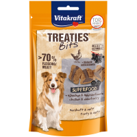 Vitakraft Dog Treaties Bits Superfood Chicken & Elderberry 120g (3 Packs)