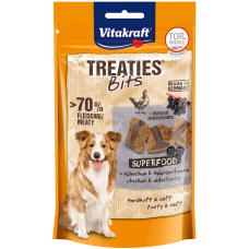 Vitakraft Dog Treaties Bits Superfood Chicken & Elderberry 120g