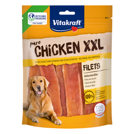 Vitakraft Dog Treats Pure Chicken Fillets XXL 250g