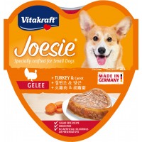Vitakraft Joesie Heart Turkey & Carrot Dog Wet Food 85g Carton (3 cans)