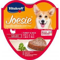 Vitakraft Joesie Heart Turkey & Duck Dog Wet Food 85g