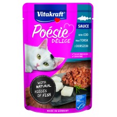 Vitakraft Poesie Delice Cod in Sauce 85g