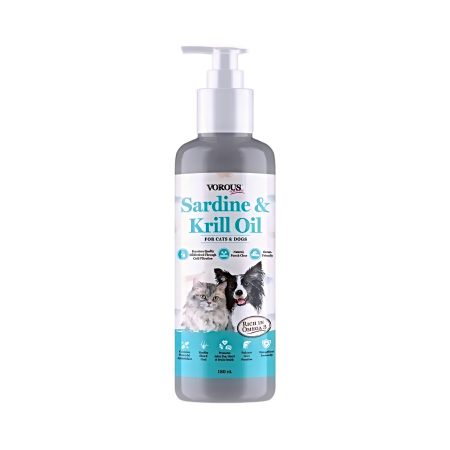Vorous Wellness Pet Supplement Oil Sardine & Krill 120ml