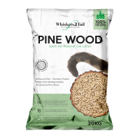 Whiskers2Tail Pine Wood Litter 20kg (2 Packs)