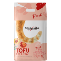 Whiskers2Tail Tofu Cat Litter Peach 7L (6 Packs)