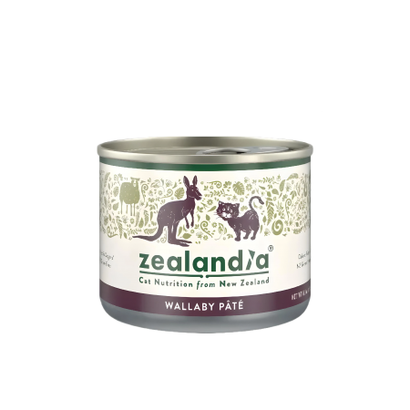 Zealandia Cat Canned Food Wild Wallaby 185g (6 Cans)