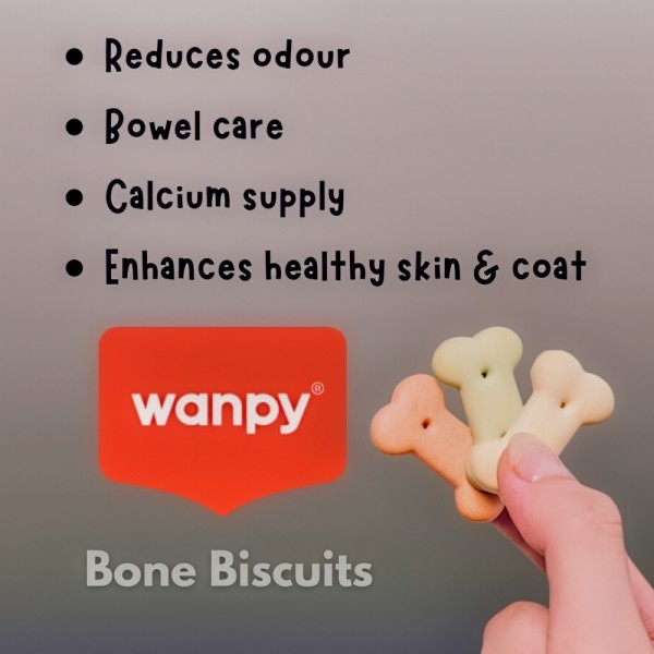 Wanpy Dog Snack Bone Biscuits 480g