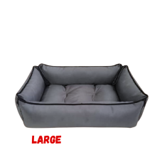 Lavish Waterproof Bed Grey (Large)