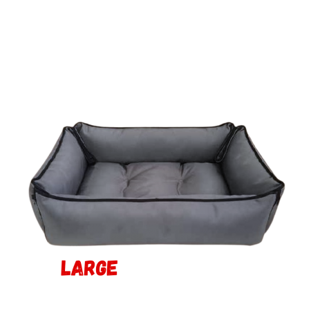 Lavish Waterproof Bed Grey (Large)