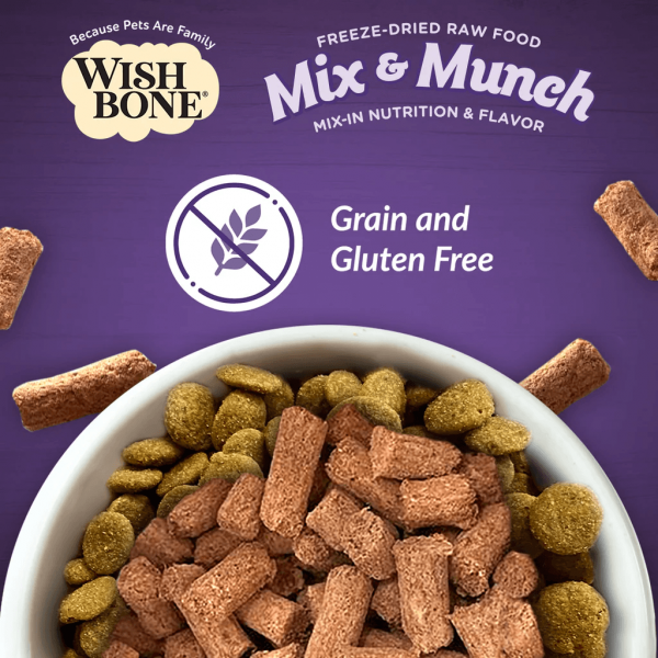 Wishbone Cat Food Mix & Munch Beef & Ocean Fish 350g