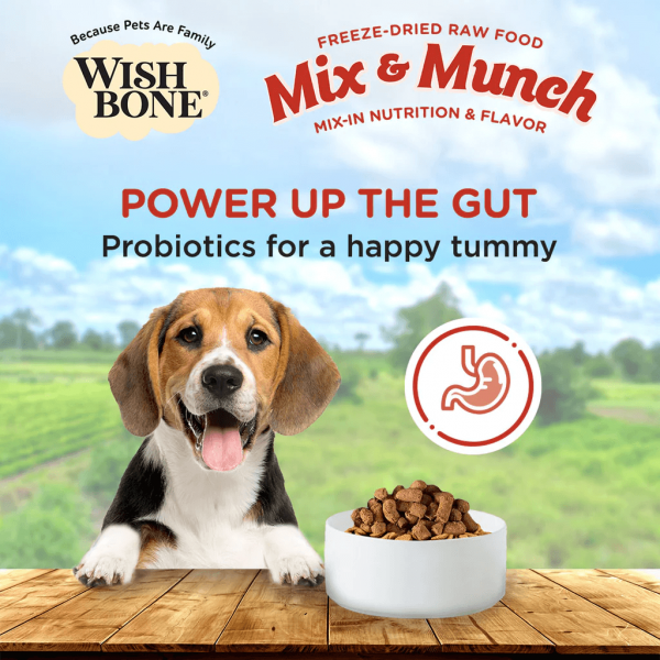 Wishbone Dog Food Mix & Munch Beef & Venison 350g