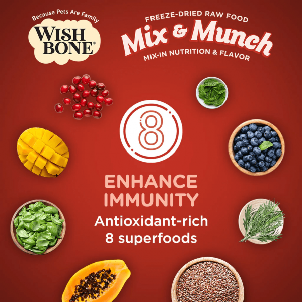 Wishbone Cat Food Mix & Munch Beef & Venison 350g