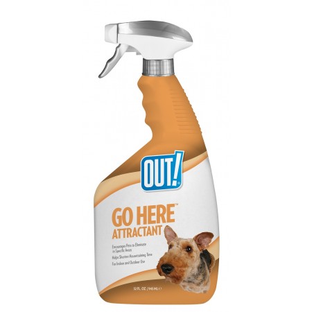 Out! Attractant Indoor and Outdoor Dog Training Spray - 945ml