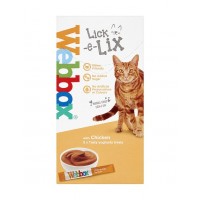 Webbox Lick-e-Lix Yoghurty Chicken Cat Treat 15g x 5's (3 Packs)