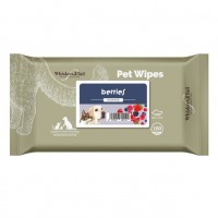 Whiskers2Tail Pet Wipes 100's Berries
