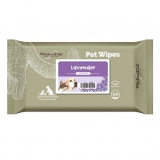 Whiskers2Tail Pet Wipes 100's Lavender (3 Packs)