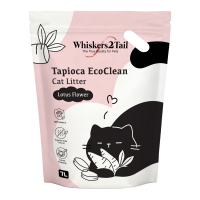 Whiskers2Tail Tapioca EcoClean Cat Litter 5kg/7L Lotus Flower (4 packs) Whiskers2Tail Tapioca EcoClean Cat Litter 5kg/7L Lotus Flower (4 packs)