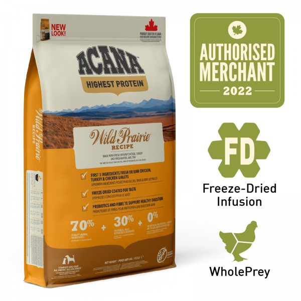 Acana Dog Dry Food Regionals Wild Prairie Recipe 2kg