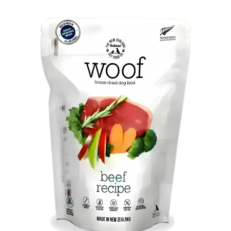 Woof Dog Dry Food Freeze-Dried Raw Beef 280g