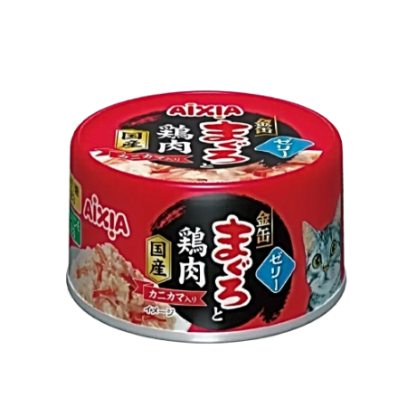 Aixia Canned Yaizu-no-Maguro Tuna & Chic w/Crabstick 70g