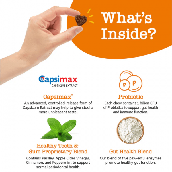 Zesty Paws Dog Chew No Poo Bites Chicken 90 Soft Chews