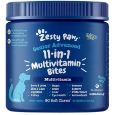 Zesty Paws Dog Senior Advanced 11-in-1 Multifunctional Bites Chicken 90 Soft Chews