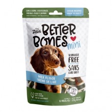 Zeus Better Bones Milk Flavor Chicken Wrapped Mini Dog Treats 12's