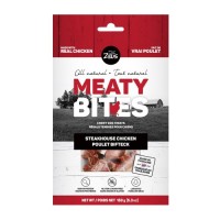 Zeus Meaty Bites Chewy Steakhouse Chicken Dog Treats  150g