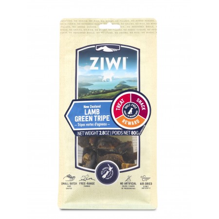 Ziwi Peak Dog Chew Air Dried Lamb Green Tripe 80g