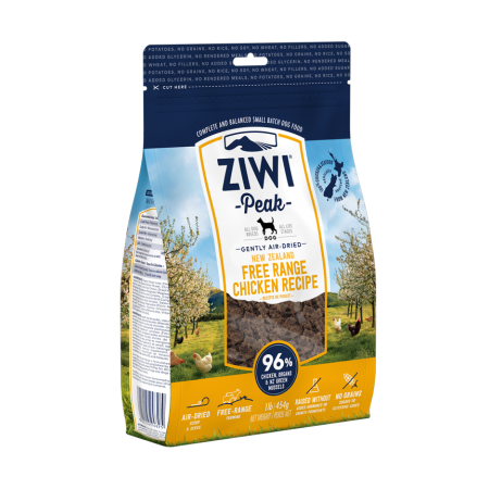 Ziwi Peak Dog Food Air Dried Free Range Chicken Recipe 454g