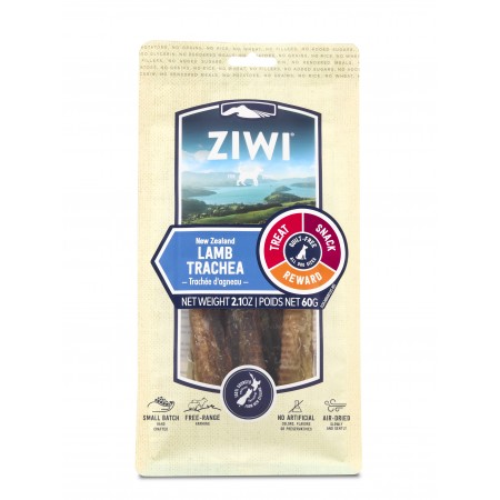 Ziwi Peak Air Dried Lamb Trachea Oral Chews  Dog Treats 60g