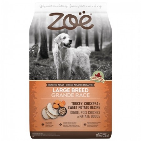 Zoe Large Breed Turkey, Chickpea & Sweet Potato Recipe Dog Dry Food 11.5kg