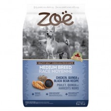 Zoe Medium Breed Chicken, Quinoa & Black Bean Dog Dry Food 5kg