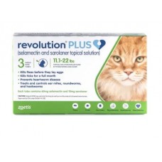 Zoetis Revolution Plus Selamectin (11.1 - 22lbs) Green Box