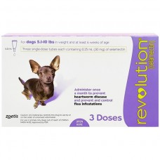 Zoetis Revolution Selamectin (Extra Small Dogs) 2.6 - 5kg