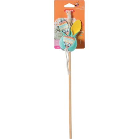 Zolux Cat Toy Kali Rod Ball Green