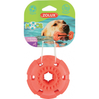 Zolux Dog Toy TPR Moos Ball Coral 9.5cm